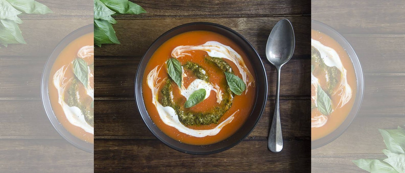 Cremet tomatsuppe